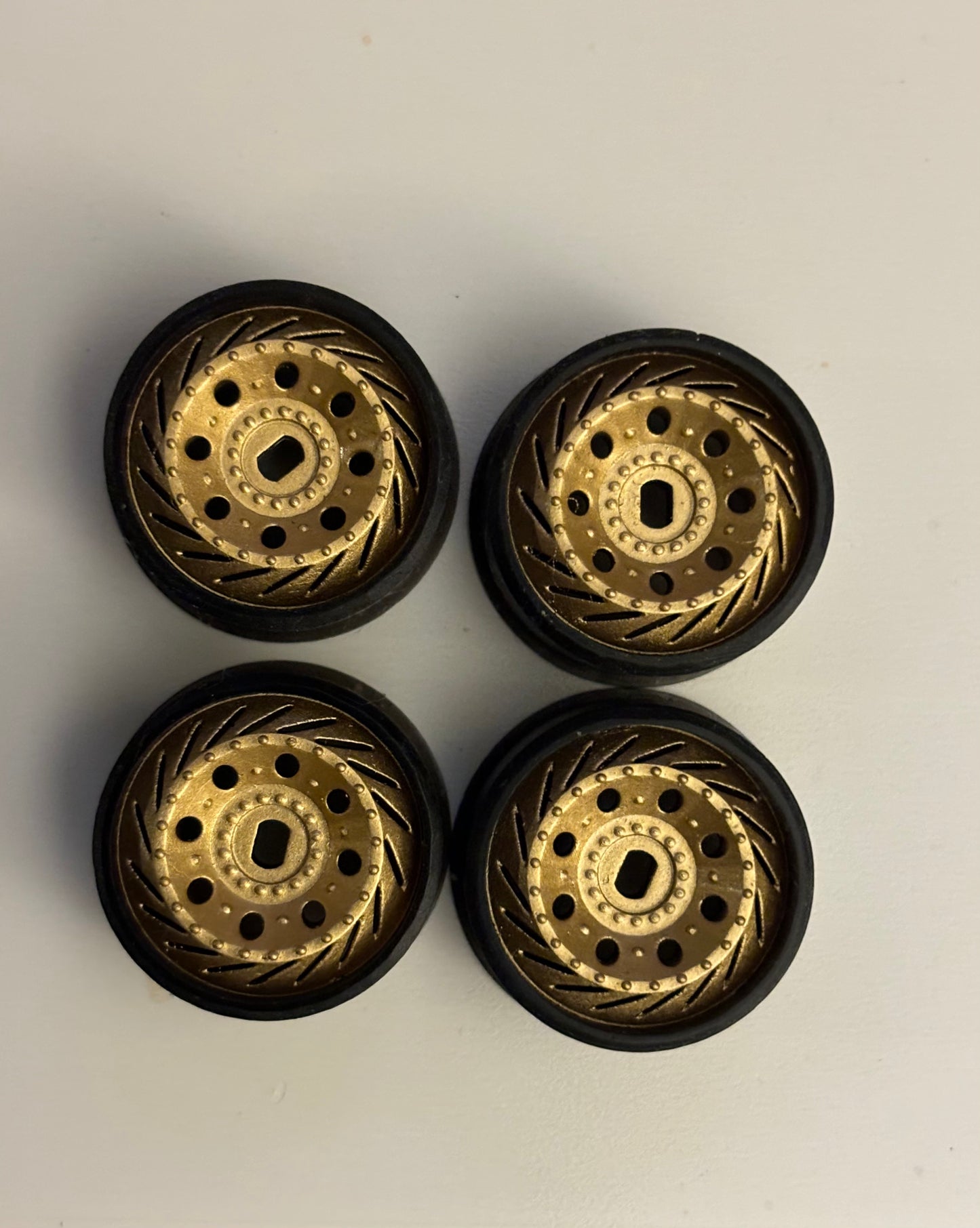 RWD Adjustable Offset Rims, 1:24 Scale 'Area-51' (set of 4)