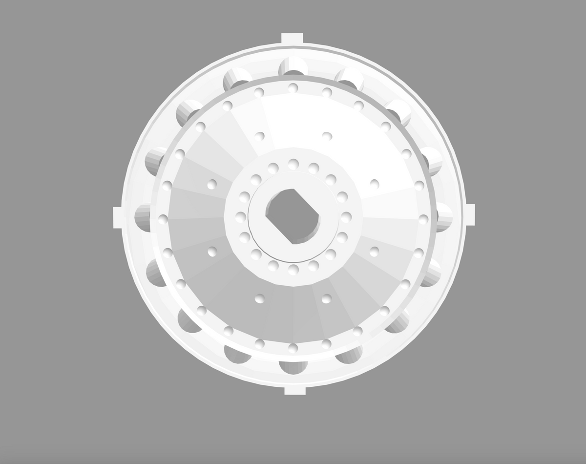 RWD Adjustable Offset Rims, 1:24 Scale 'Oppenheimer' (set of 4)