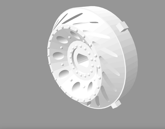 RWD Adjustable Offset Rims, 1:24 Scale 'Area-51' (set of 4)
