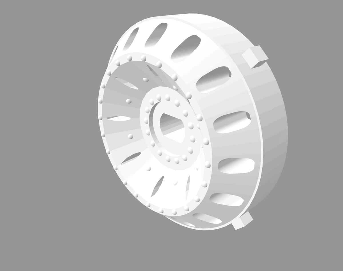 RWD Adjustable Offset Rims, 1:24 Scale 'Quasars' (set of 4)