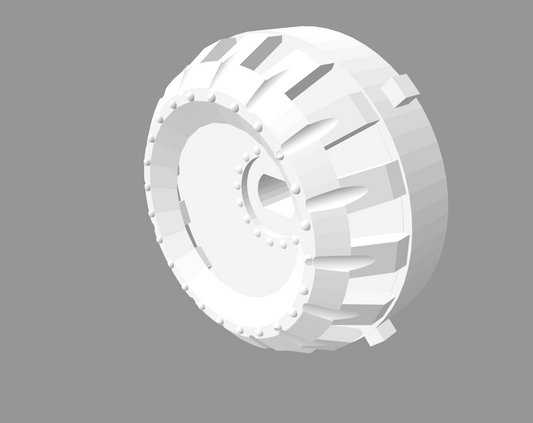 RWD Adjustable Offset Rims, 1:24 Scale 'Starship' (set of 4)